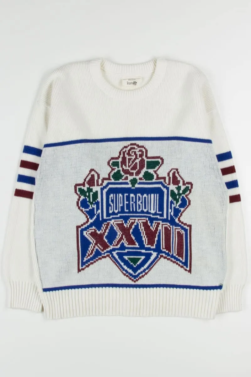 1993 Super Bowl XXVII Sweater