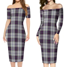 Alexander of Menstry Dress Tartan Off Shoulder Lady Dress