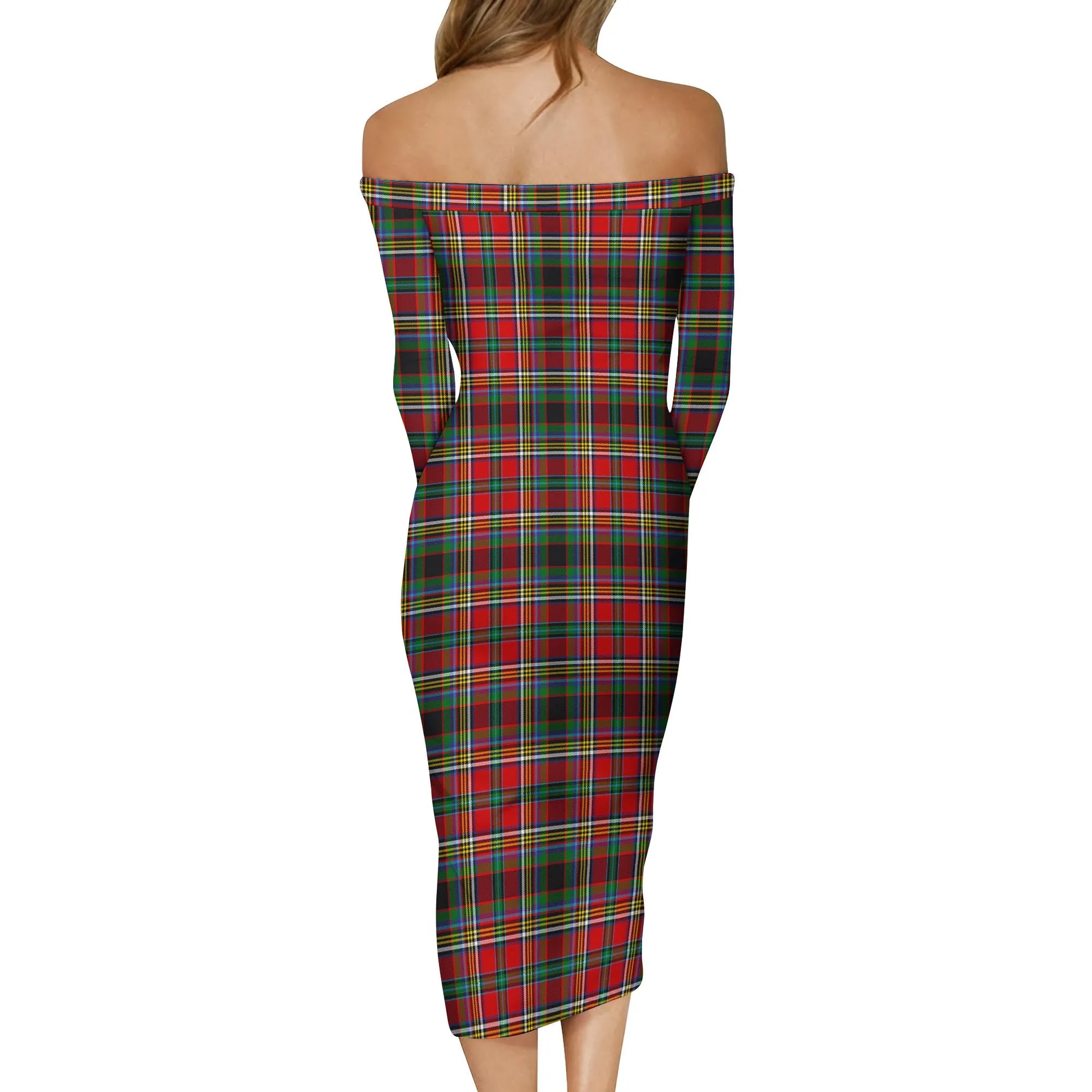 Anderson of Arbrake Tartan Off Shoulder Lady Dress