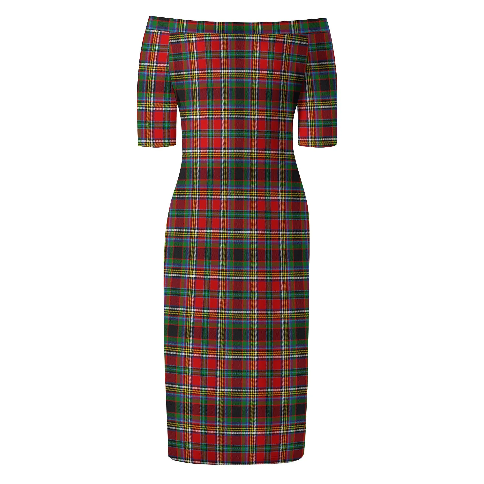 Anderson of Arbrake Tartan Off Shoulder Lady Dress
