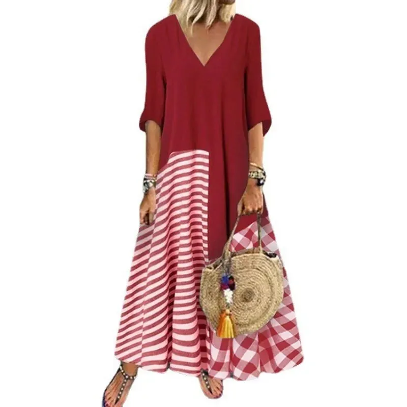 Beach & Fest Vibrant Maxi Dress for Summer Days