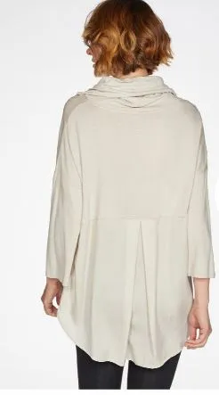 Carole Bamboo Jersey Drape Top