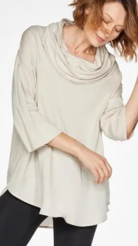 Carole Bamboo Jersey Drape Top