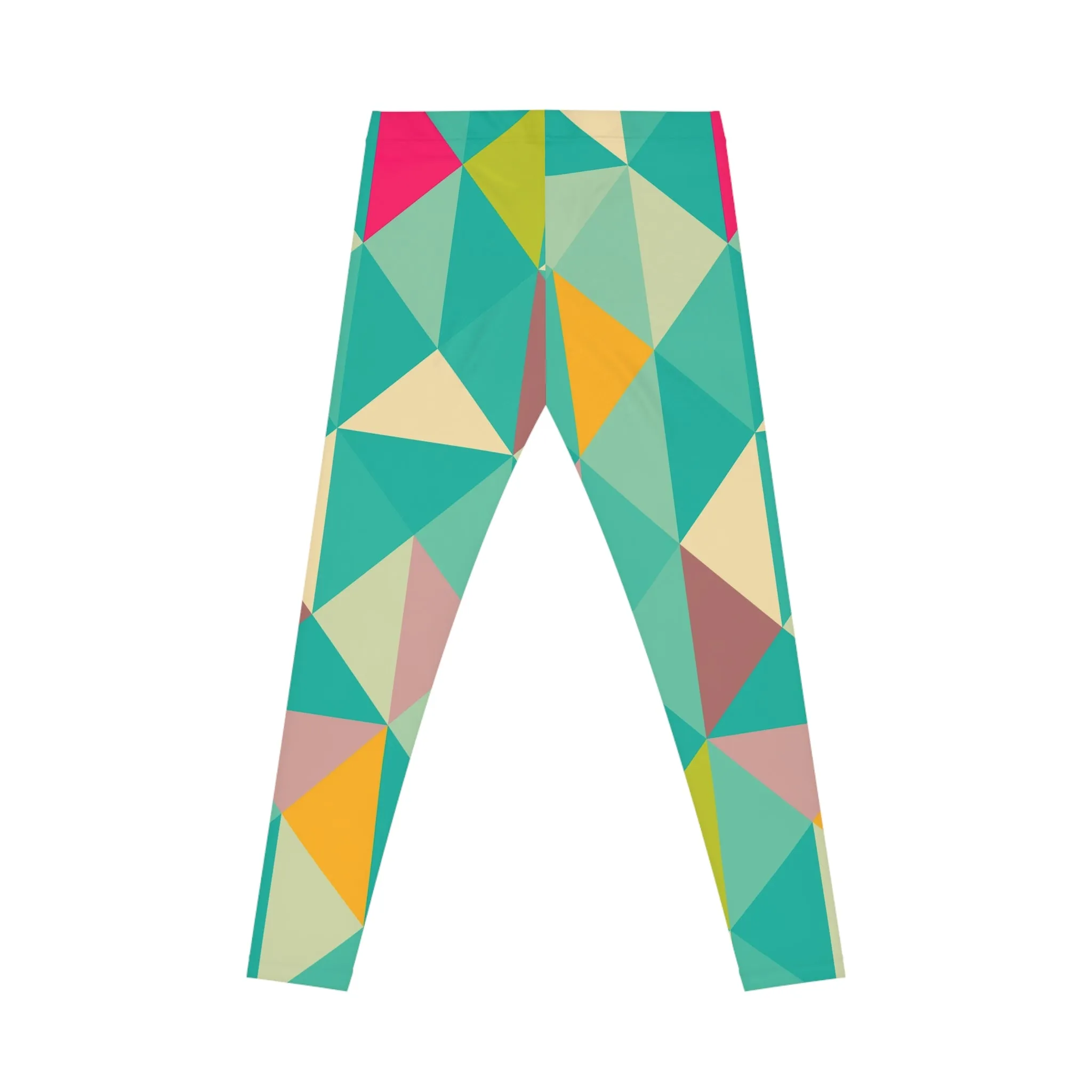 Colorful Geometric Women's Casual Leggings - Stylish and Comfortable Activewear for Every Occasion