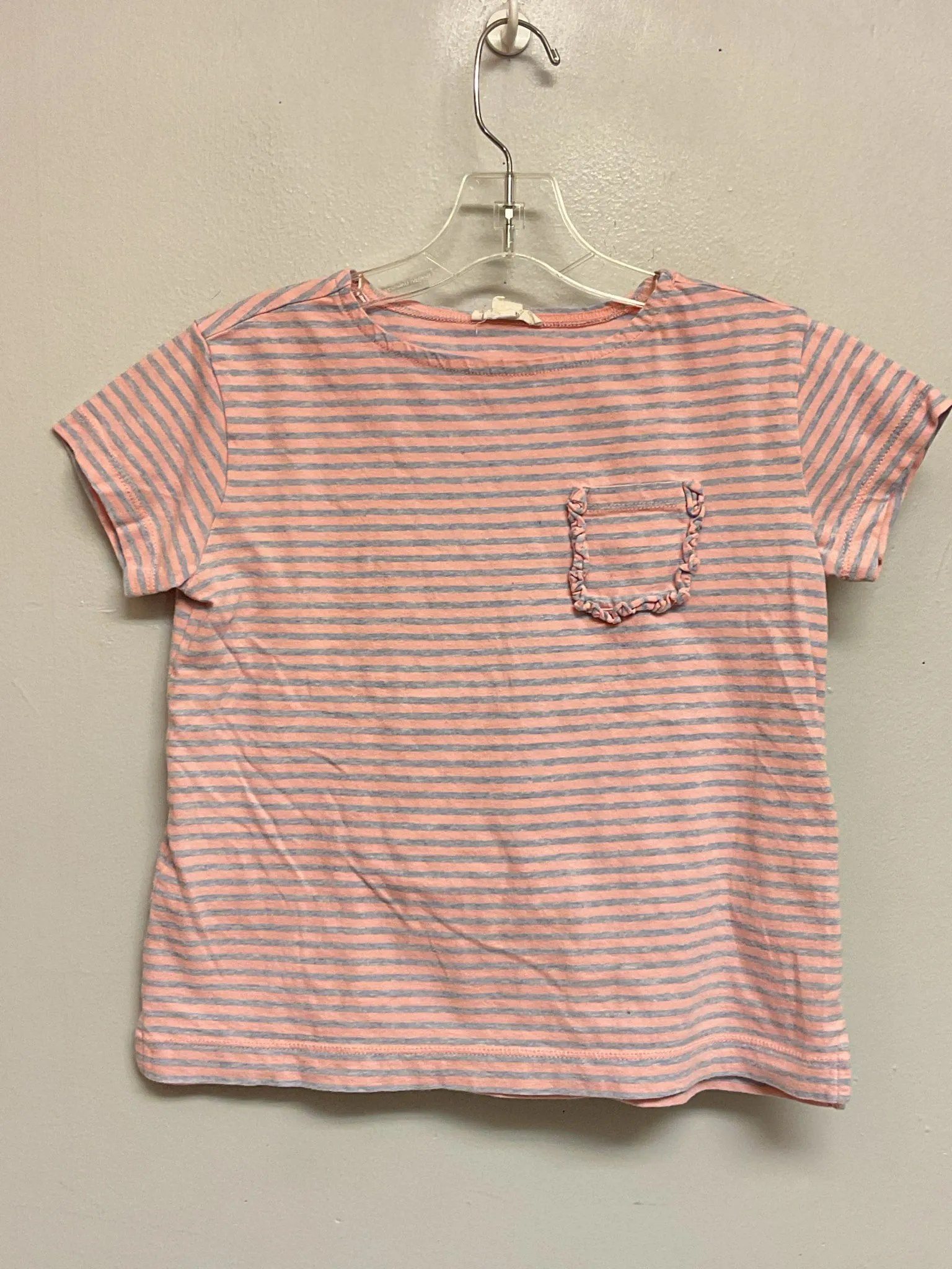 Crew Cuts Size 8 Mauve & Gray Cotton Big Girls Tees/Polos/Tunics