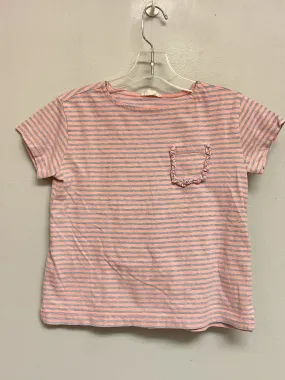 Crew Cuts Size 8 Mauve & Gray Cotton Big Girls Tees/Polos/Tunics