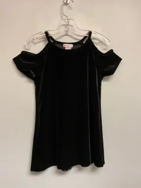 Design History Size 10 Black Velvet Big Girls Tees/Polos/Tunics