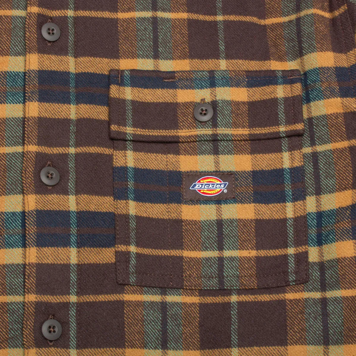 Flannel Quilted Lined Shirt Jacket