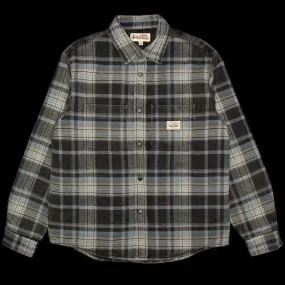 Heavy Washed Plaid Shirt