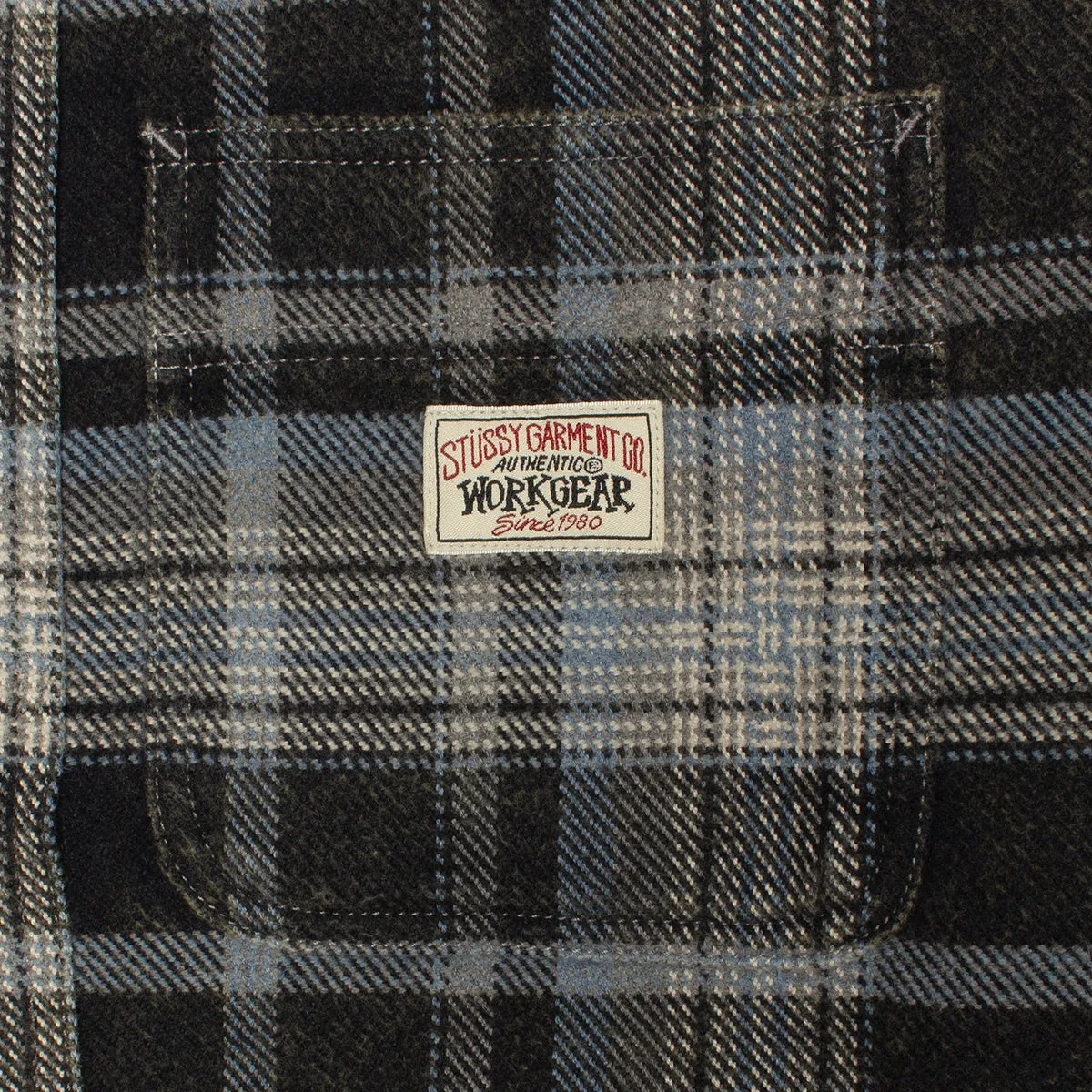 Heavy Washed Plaid Shirt