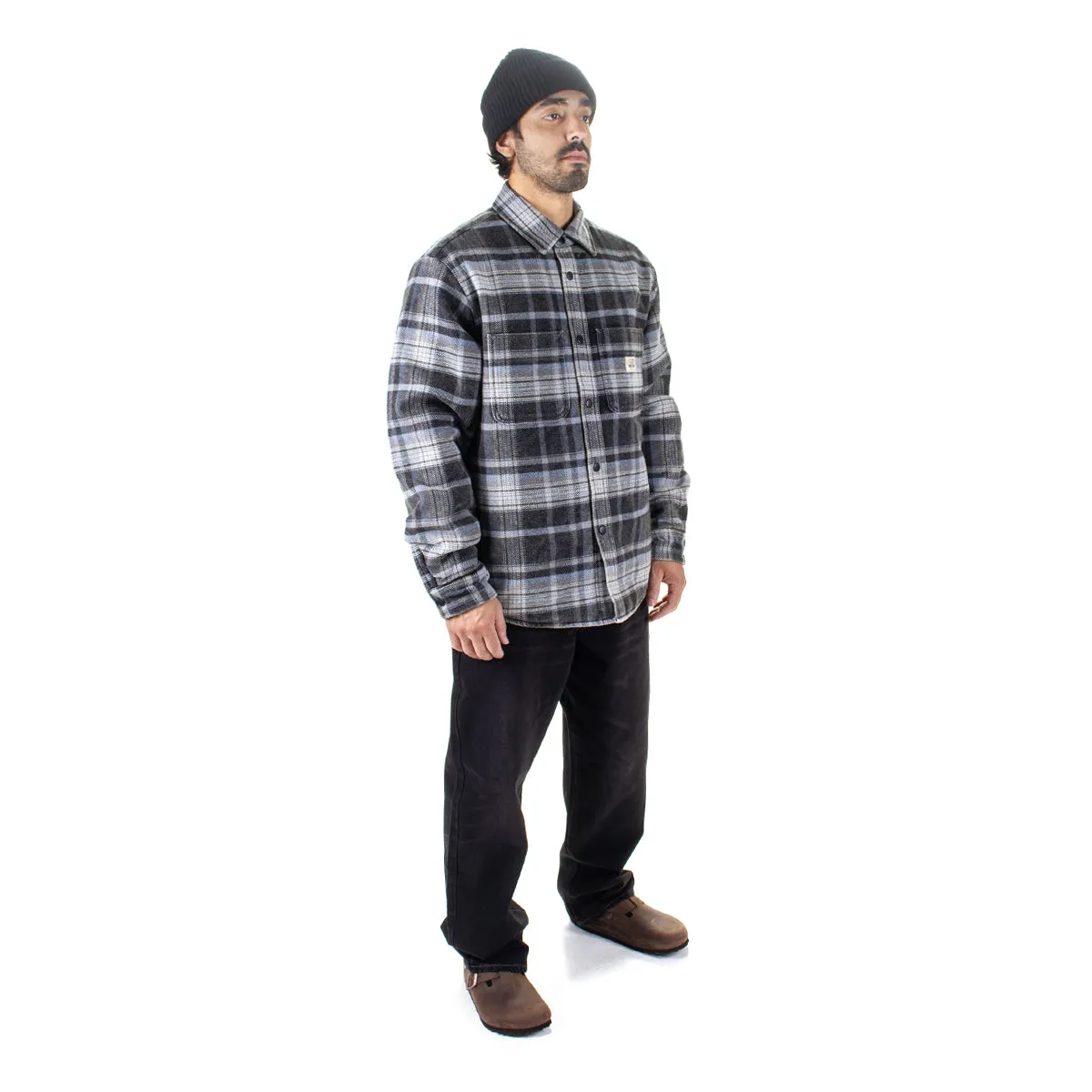 Heavy Washed Plaid Shirt