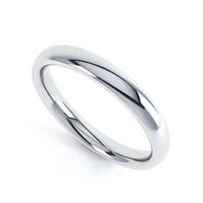 Ladies 2.5m Medium Court Wedding Ring