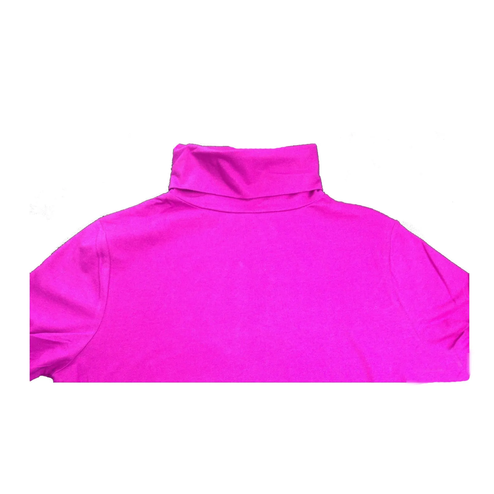 Ladies SKIVVY Womens Long Sleeve Plain Top Warm Turtleneck Cotton High Neck