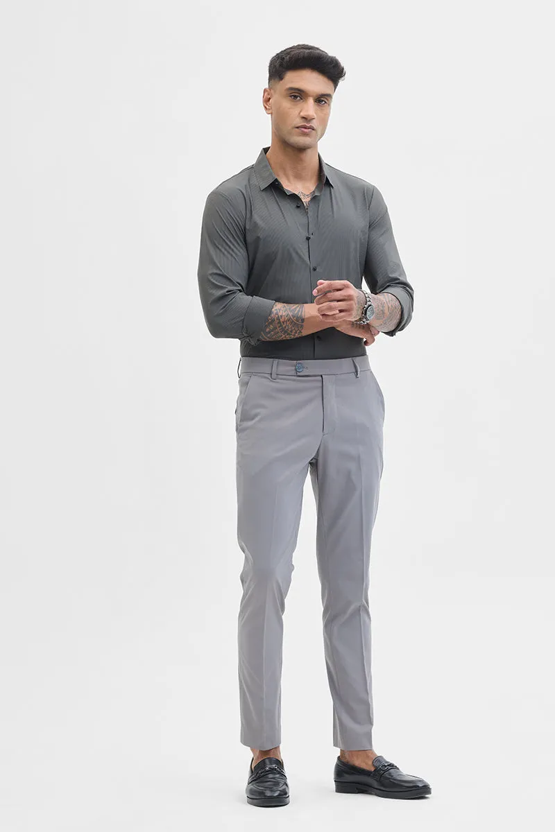 Light Grey Slim Fit Trousers