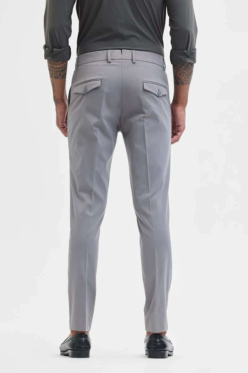 Light Grey Slim Fit Trousers