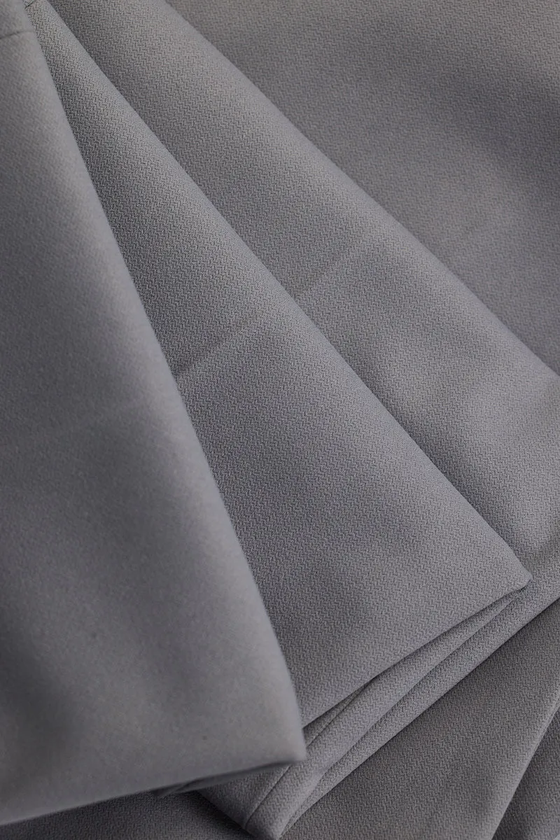 Light Grey Slim Fit Trousers