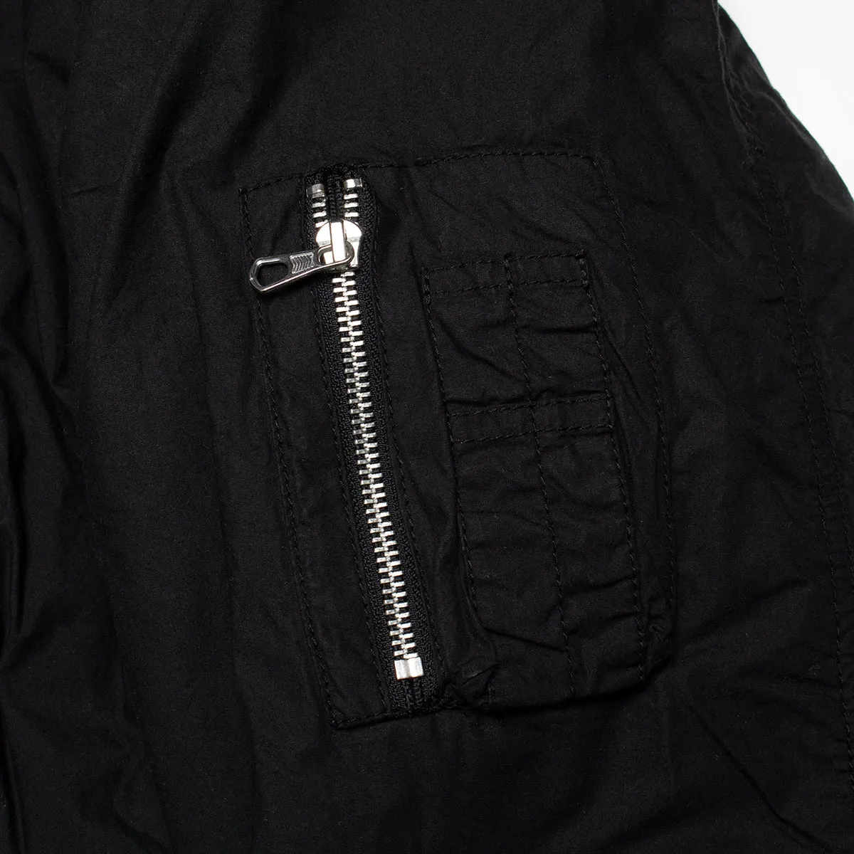 Quilted Waxed Bomber