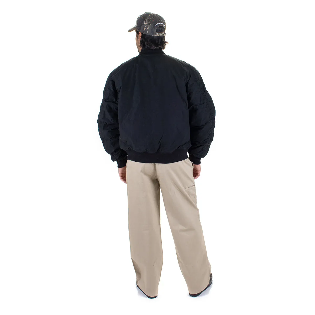 Quilted Waxed Bomber