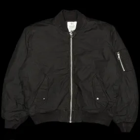 Quilted Waxed Bomber