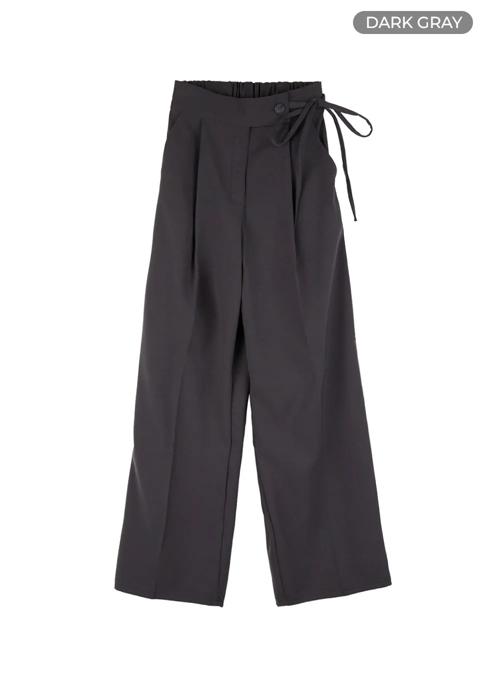 Strap Wide Tailored Pants OS423