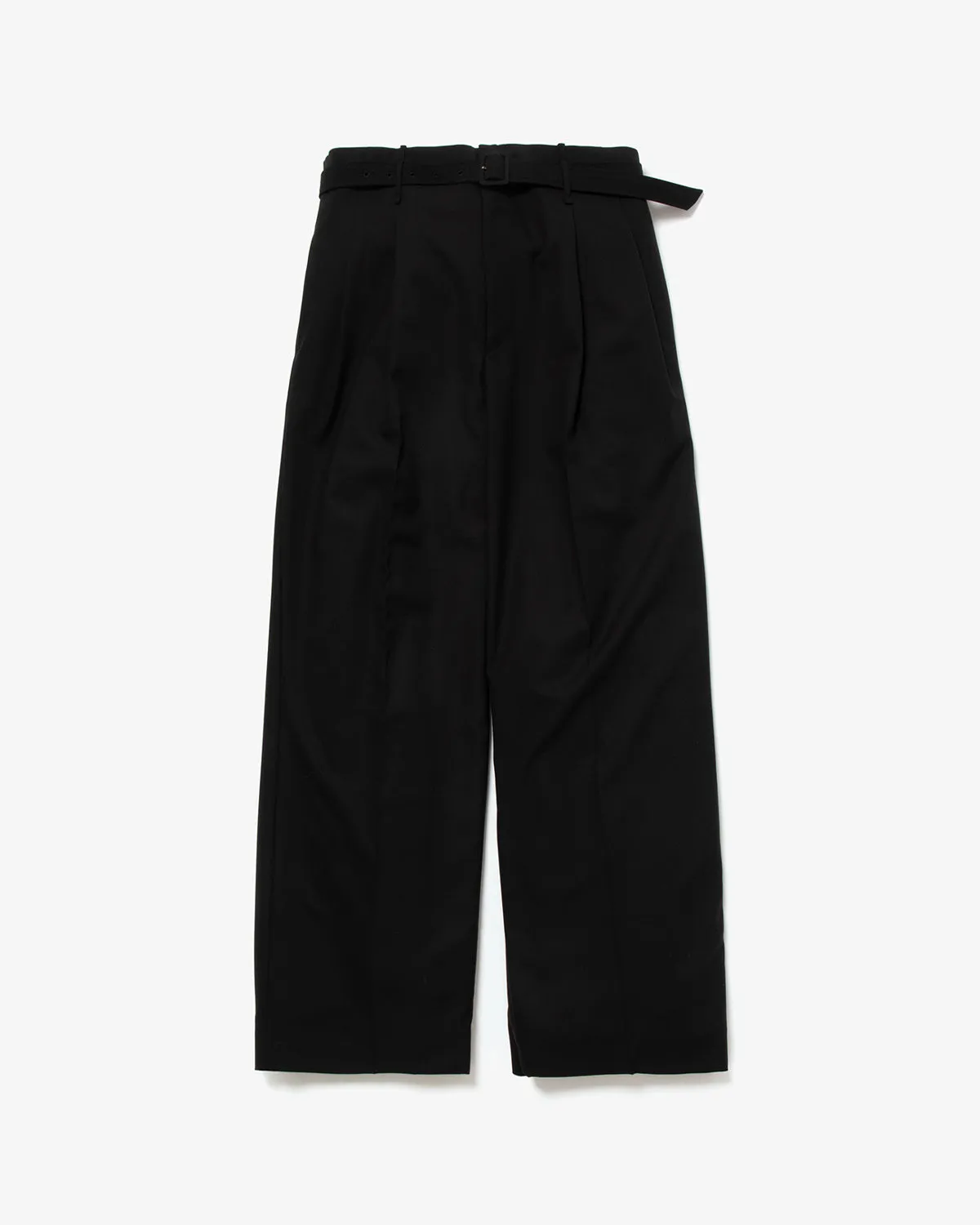 SUPER FINE TROPICAL WOOL TWO-TUCK SLACKS (WOMEN'S)