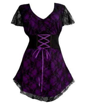 Sweetheart Top in Purple