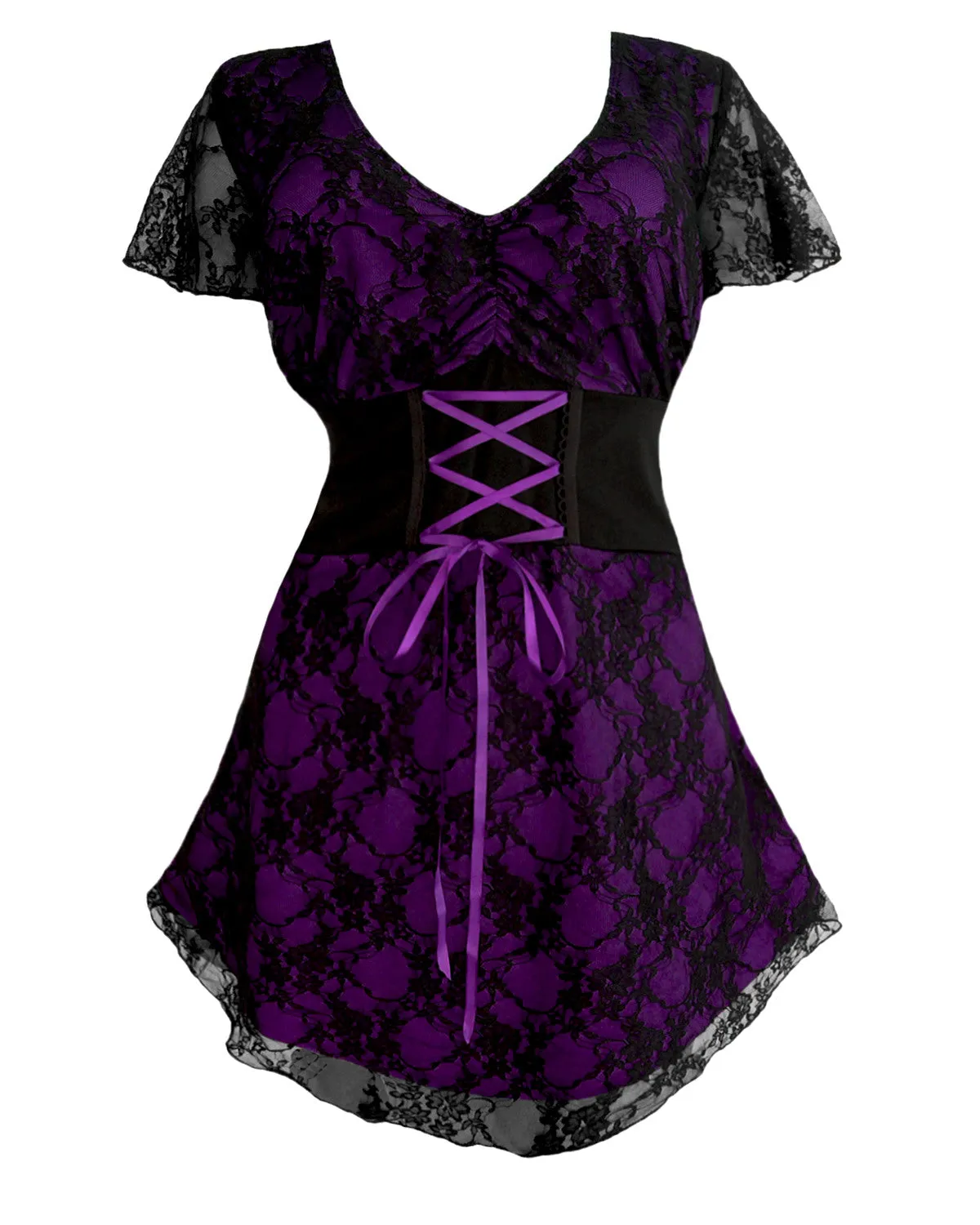 Sweetheart Top in Purple