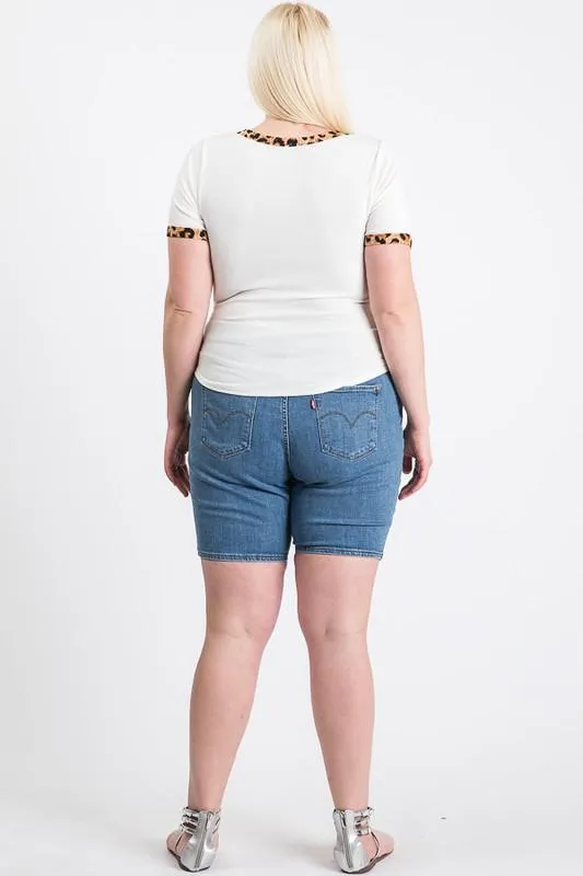 Tiger Print Tee