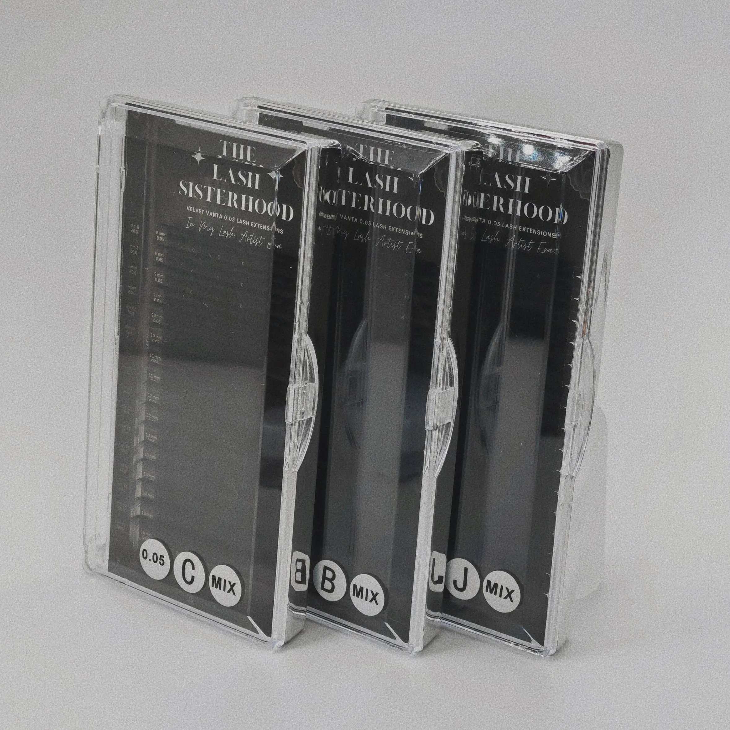 Velvet-Vanta Cashmere 0.05 Mix Length Lash Extensions