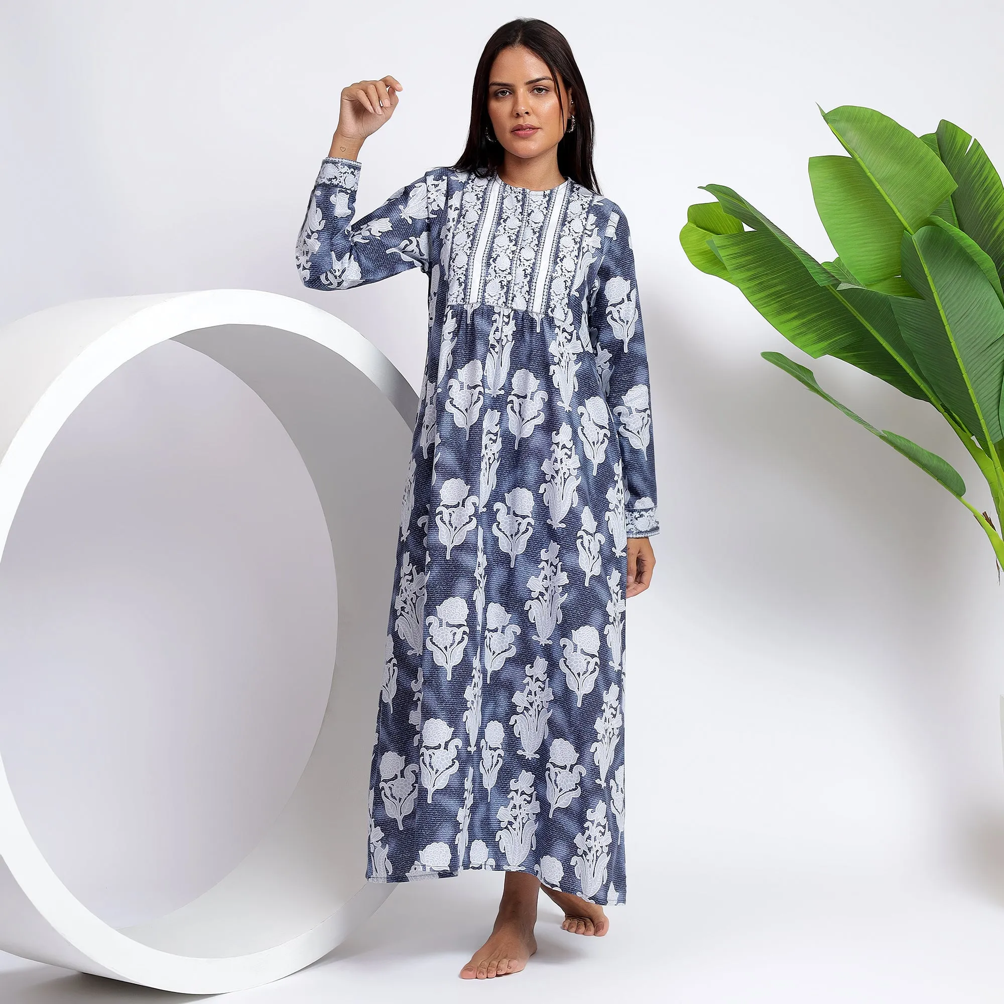 Women's Apparel - Versatile Cotton Floral Pink Dresses